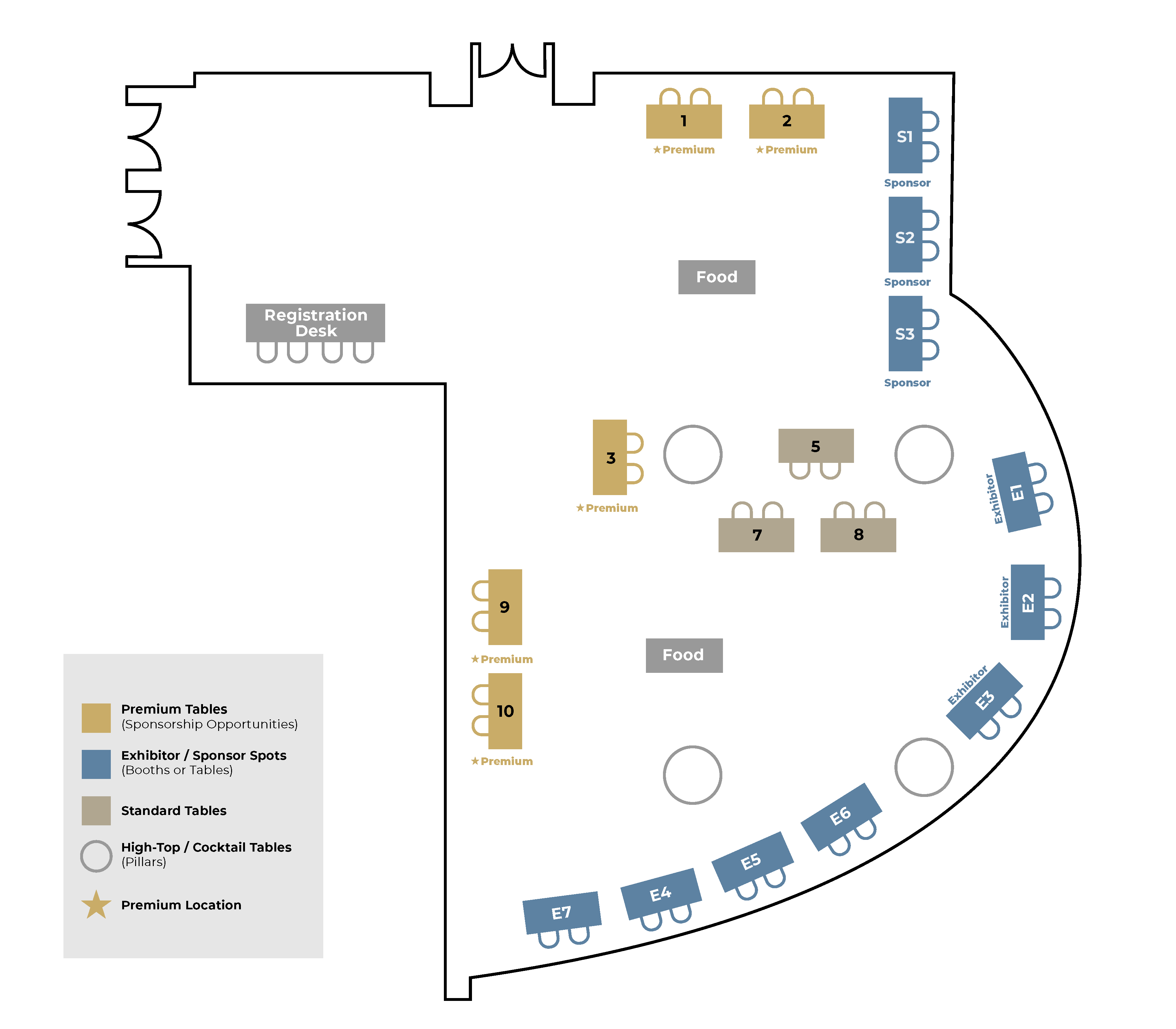 22nd AAAM Congress Exhibitor Floor Plan